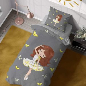 روتختی سه بعدی دختر و پروانه BD1485