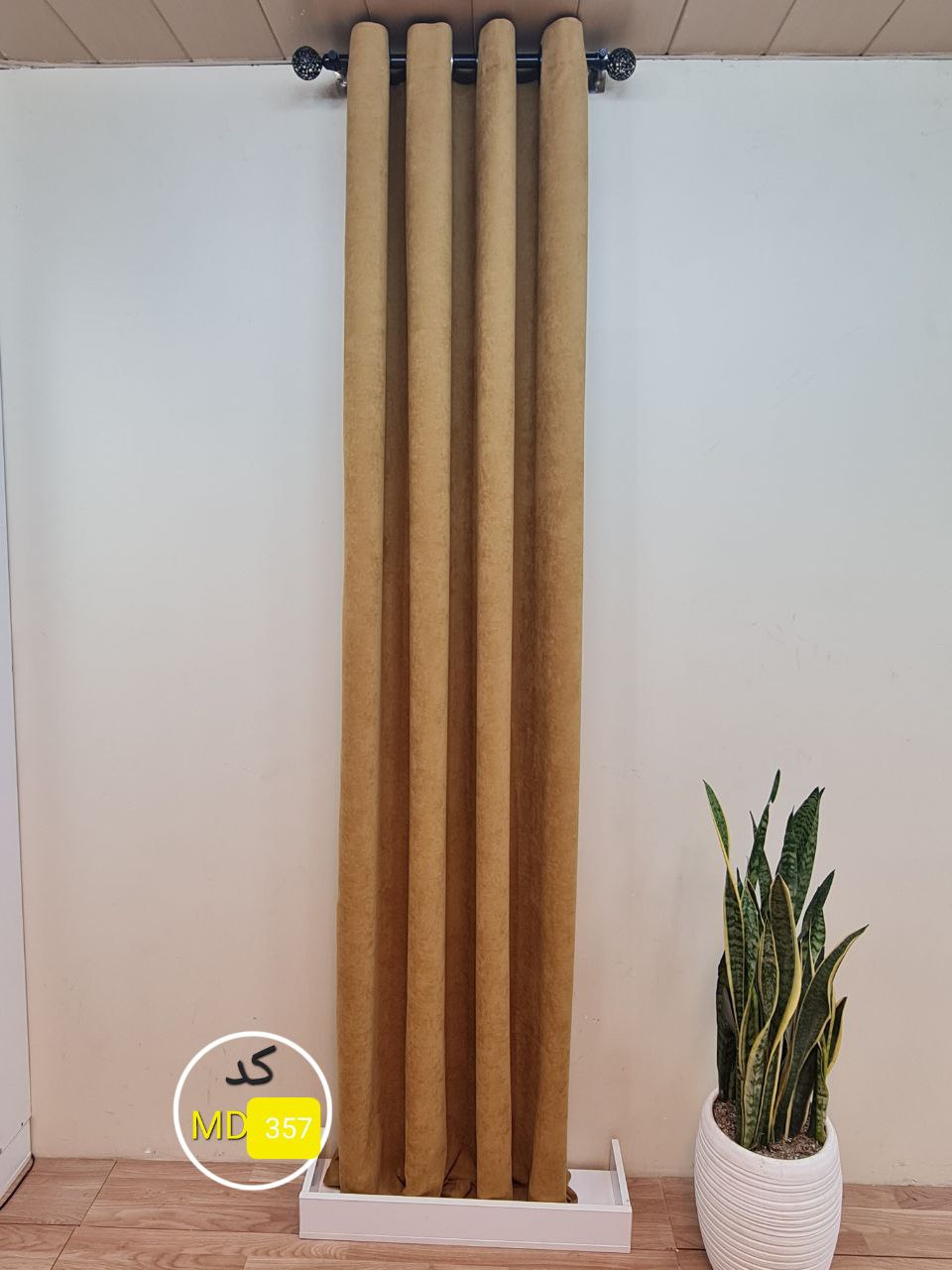 پرده کتان هازان کد md357 - Image 2