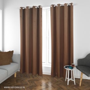 پرده مخمل کالیفرنیا شکلاتی کدB35