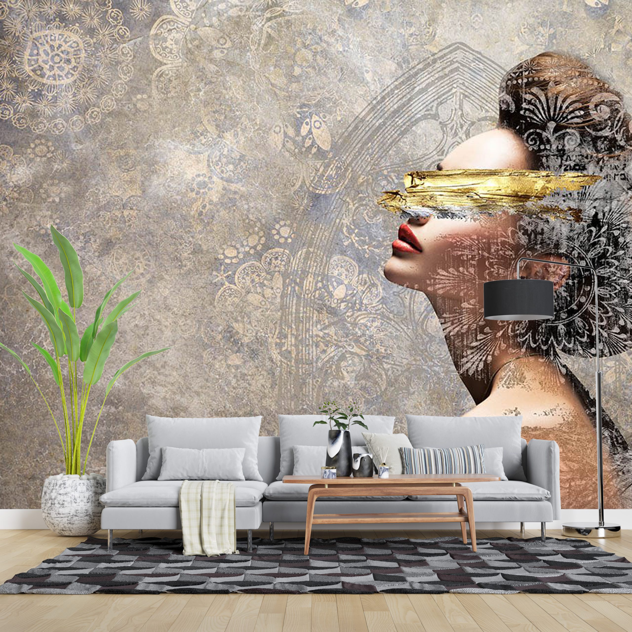 پوستر دیواری خلاقانه پتینه ART-CR389