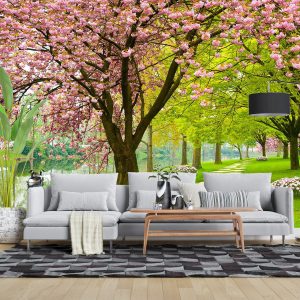 پوستر دیواری درخت و شکوفه NATURE-L700