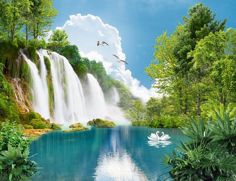 پوستر دیواری آبشار NATURE-L704 - Image 4