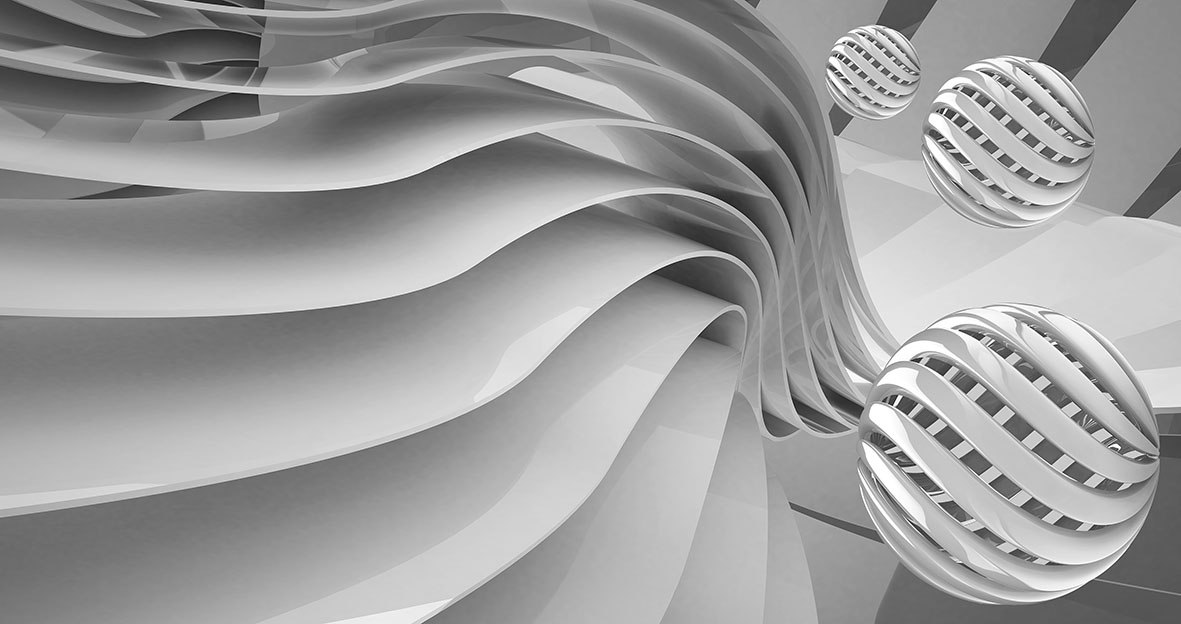 پوستر دیواری گوی طوسی 3D-C336 - Image 4