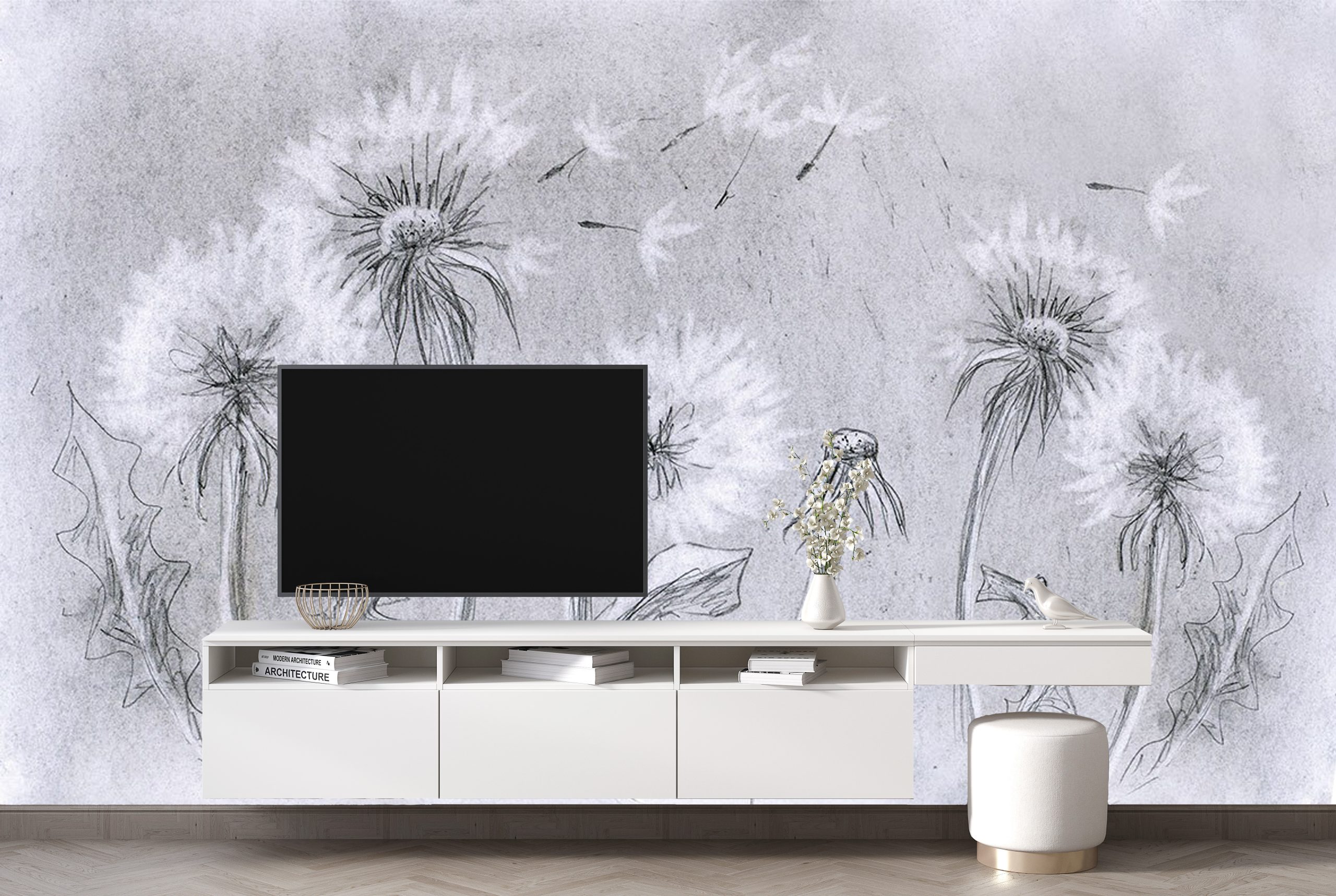 پوستر دیواری نقاشی - قاصدک Art-P283 - Image 3
