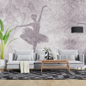 پوستر دیواری خلاقانه پتینه رقص باله ART-CR379