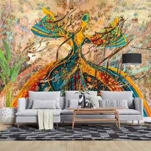 پوستر دیواری کالیگرافی رقص سما ART-C104