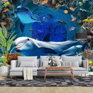 پوستر دیواری آکواریوم NATURE-S173