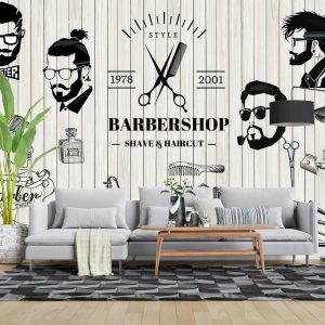پوستر دیواری کسب و کار - آرایشگاه - مردانه WORLD-PB67