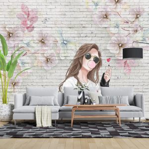 پوستر دیواری خلاقانه درخت شکوفه ART-CR365