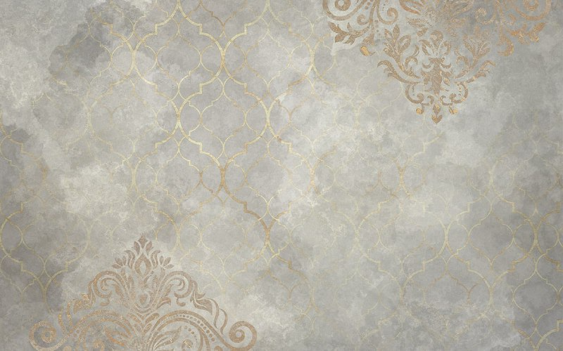 پوستر دیواری خلاقانه - طوسی - سنگ - داماسک ART-CR366 - Image 4